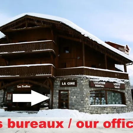 Apartmán Vanoise - Location: Belle Vue, 4 Personnes Chaleureux, Centre Station Mae-9047